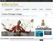 Tablet Screenshot of edenarius.com